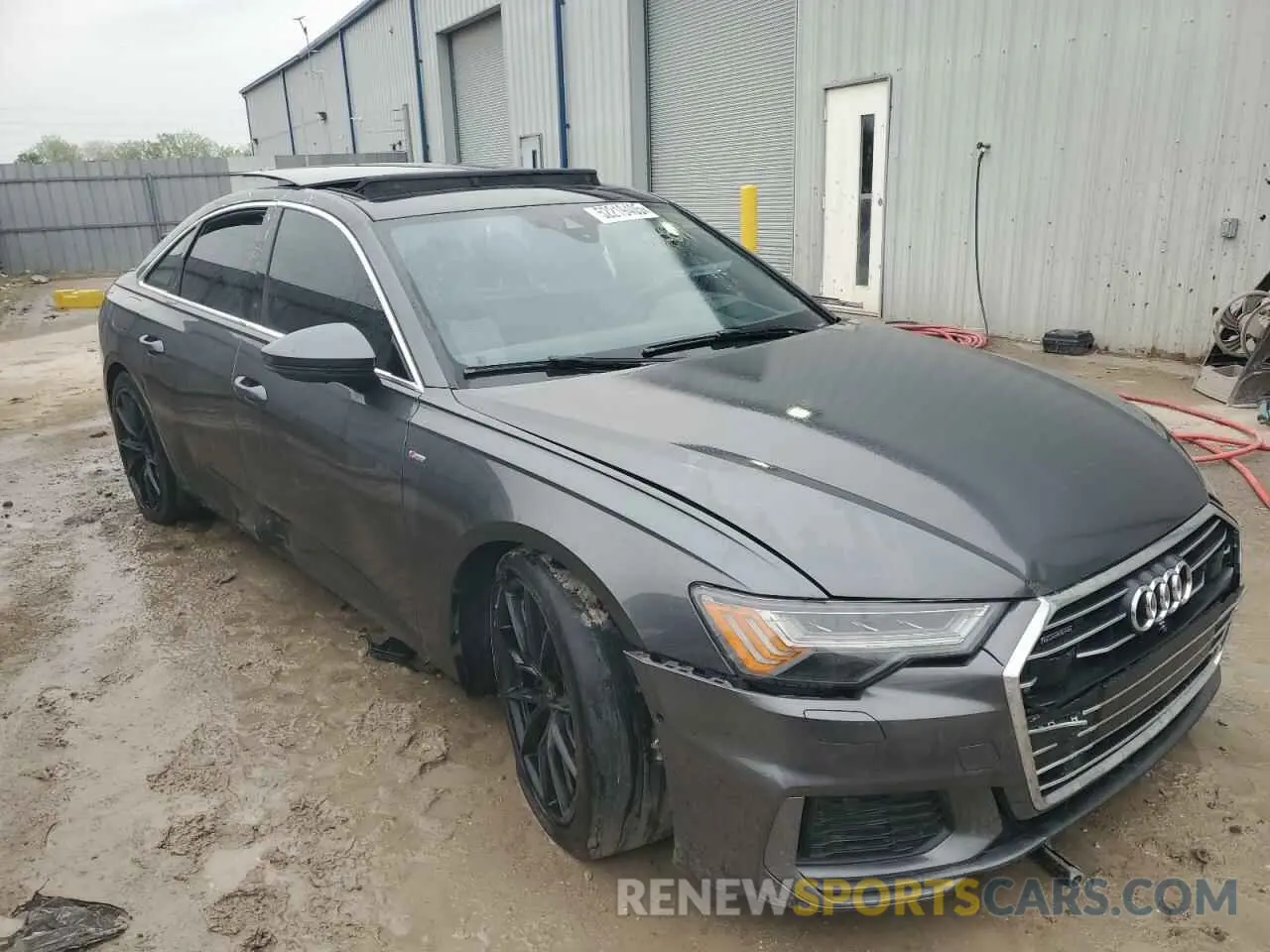 4 fotografías del automóvil dañado WAUM2AF21KN025311 AUDI A6 2019