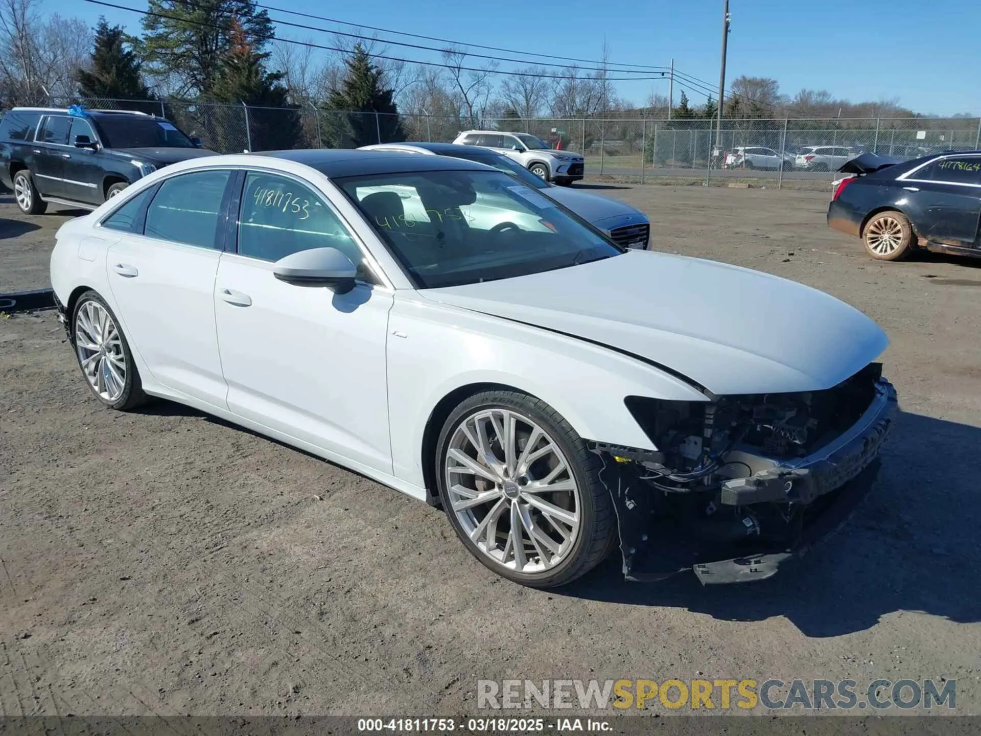 1 fotografías del automóvil dañado WAUM2AF22KN044384 AUDI A6 2019