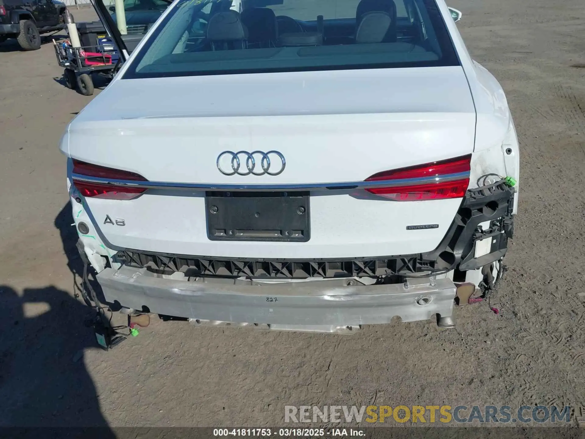 19 fotografías del automóvil dañado WAUM2AF22KN044384 AUDI A6 2019
