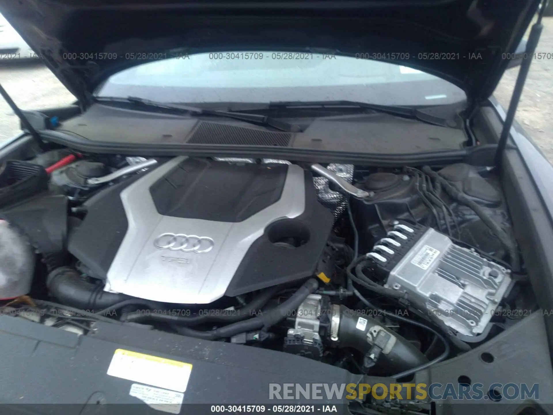 10 fotografías del automóvil dañado WAUM2AF23KN085364 AUDI A6 2019