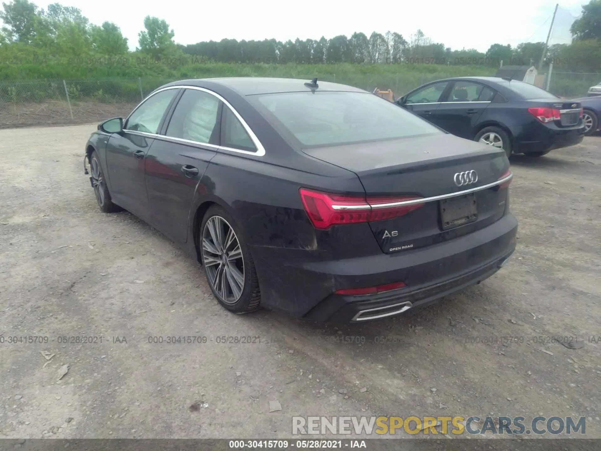 3 fotografías del automóvil dañado WAUM2AF23KN085364 AUDI A6 2019