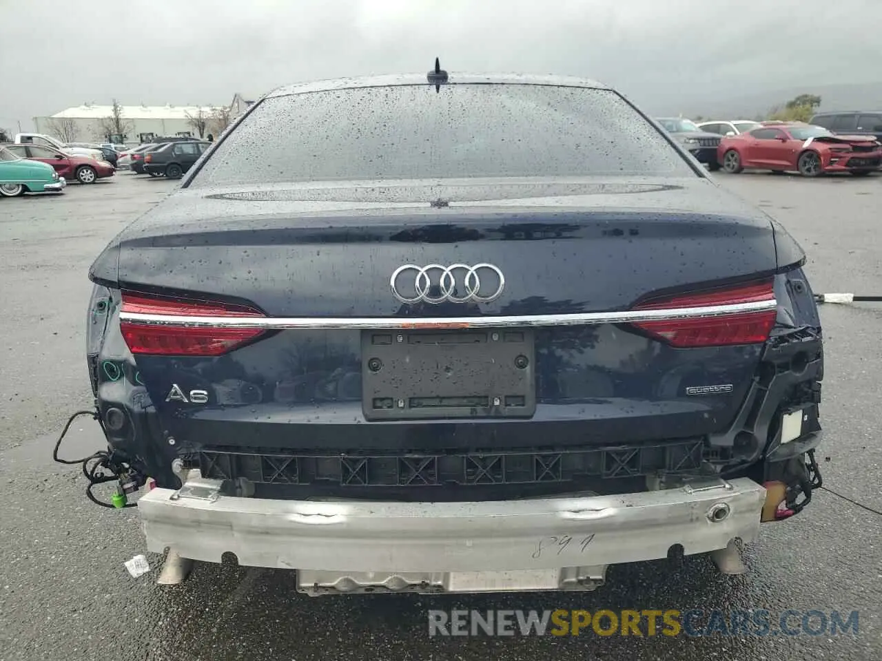 6 fotografías del automóvil dañado WAUM2AF25KN032522 AUDI A6 2019