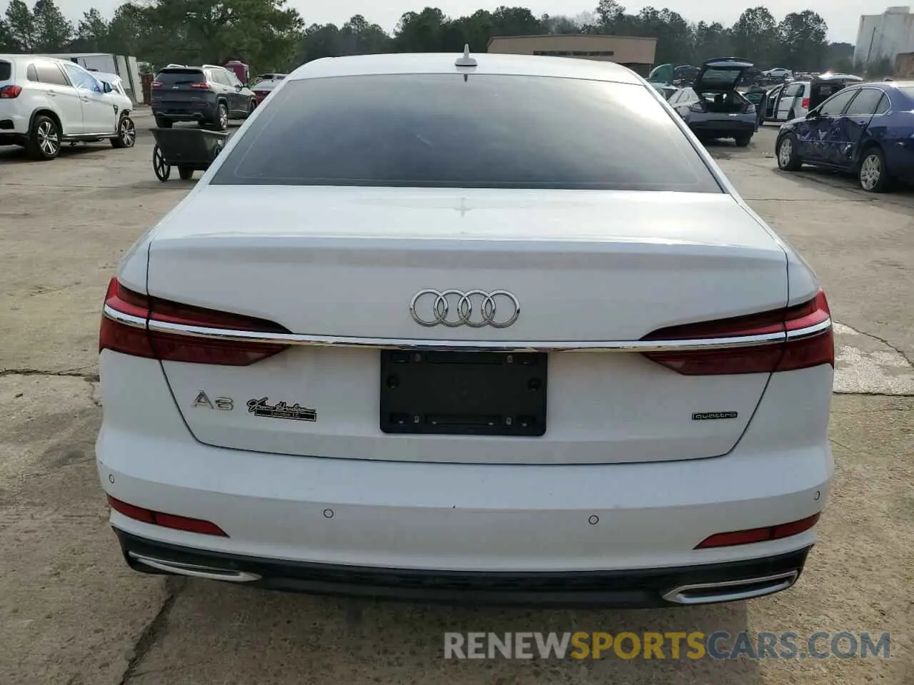 6 fotografías del automóvil dañado WAUM2AF25KN072387 AUDI A6 2019