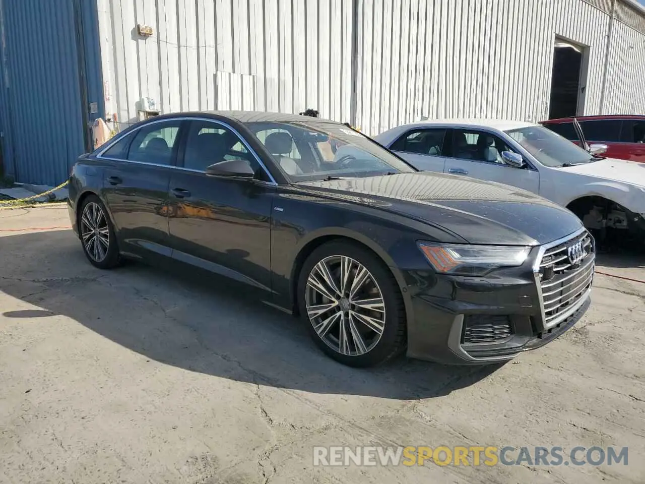 4 fotografías del automóvil dañado WAUM2AF25KN090520 AUDI A6 2019
