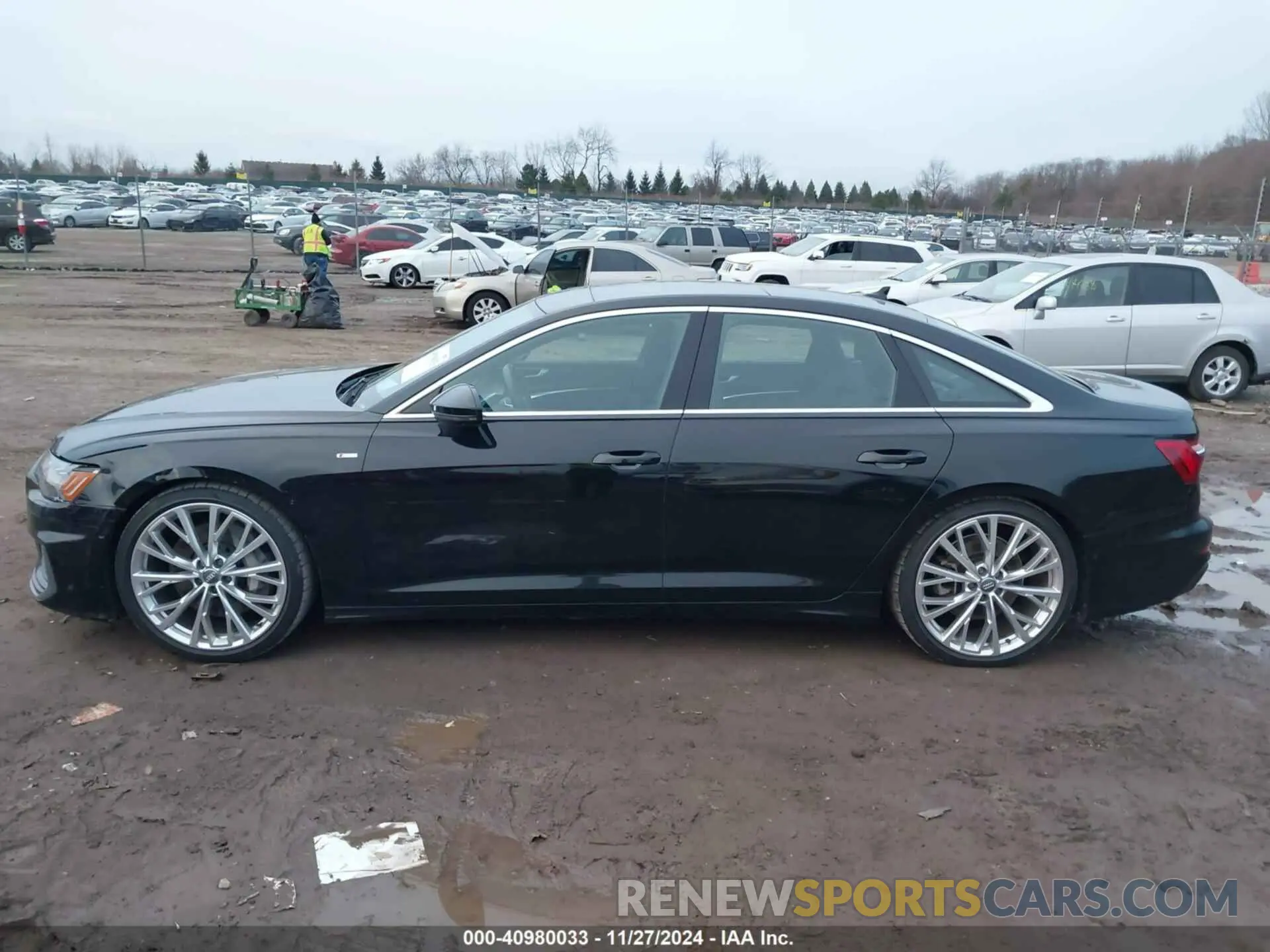 14 fotografías del automóvil dañado WAUM2AF27KN025152 AUDI A6 2019