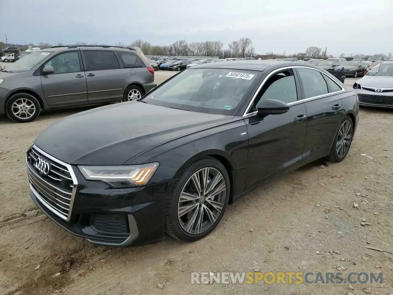 1 fotografías del automóvil dañado WAUM2AF28KN049394 AUDI A6 2019