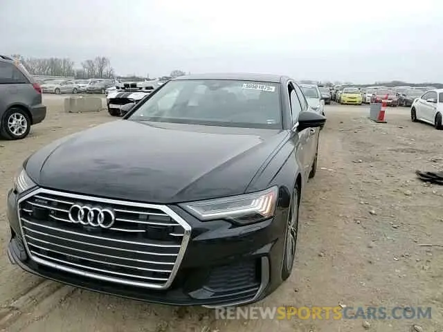 11 fotografías del automóvil dañado WAUM2AF28KN049394 AUDI A6 2019