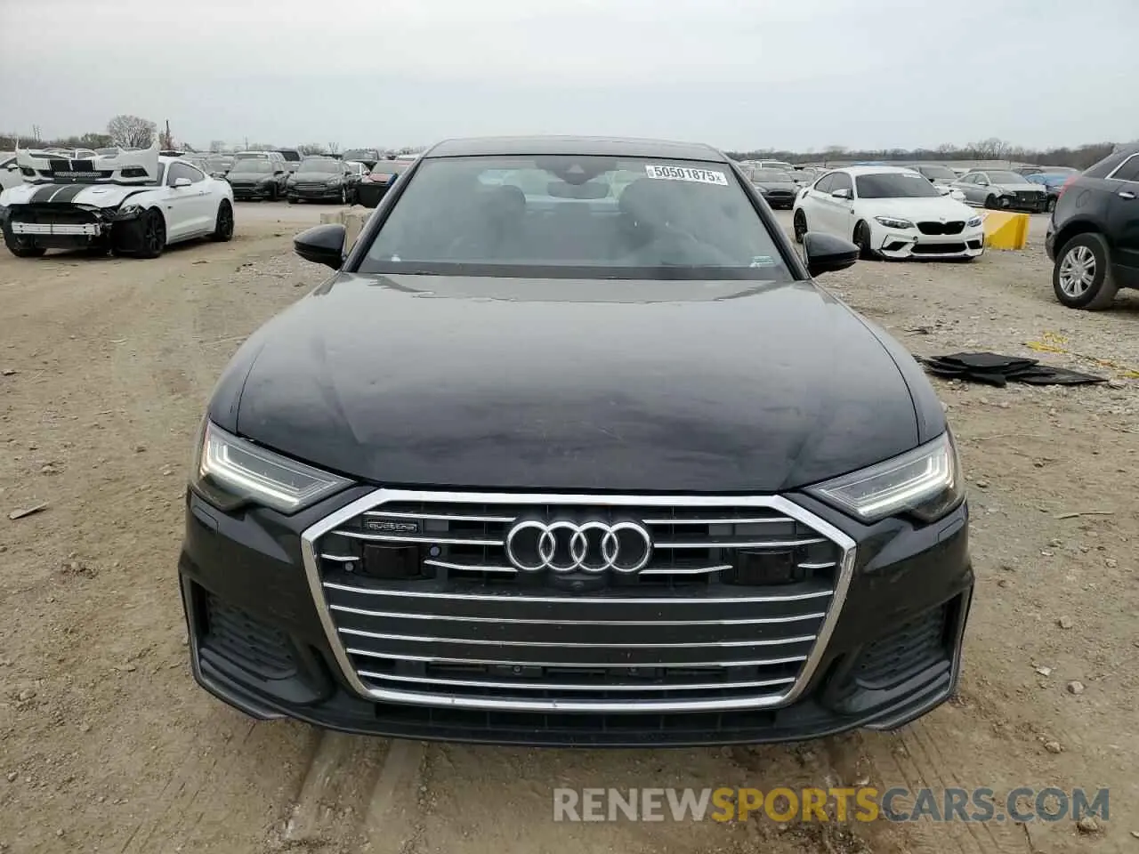 5 fotografías del automóvil dañado WAUM2AF28KN049394 AUDI A6 2019