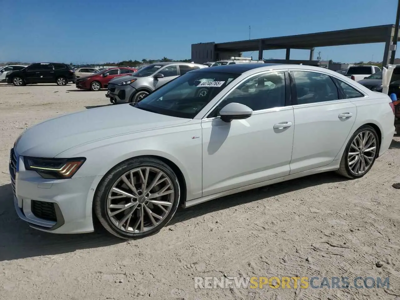 1 fotografías del automóvil dañado WAUM2AF2XKN033990 AUDI A6 2019