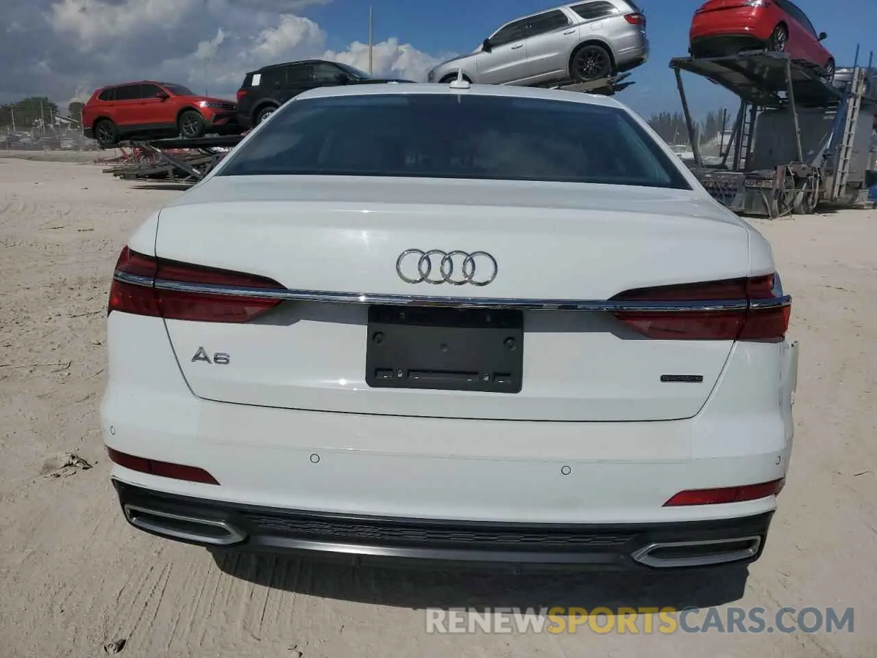 6 fotografías del automóvil dañado WAUM2AF2XKN033990 AUDI A6 2019