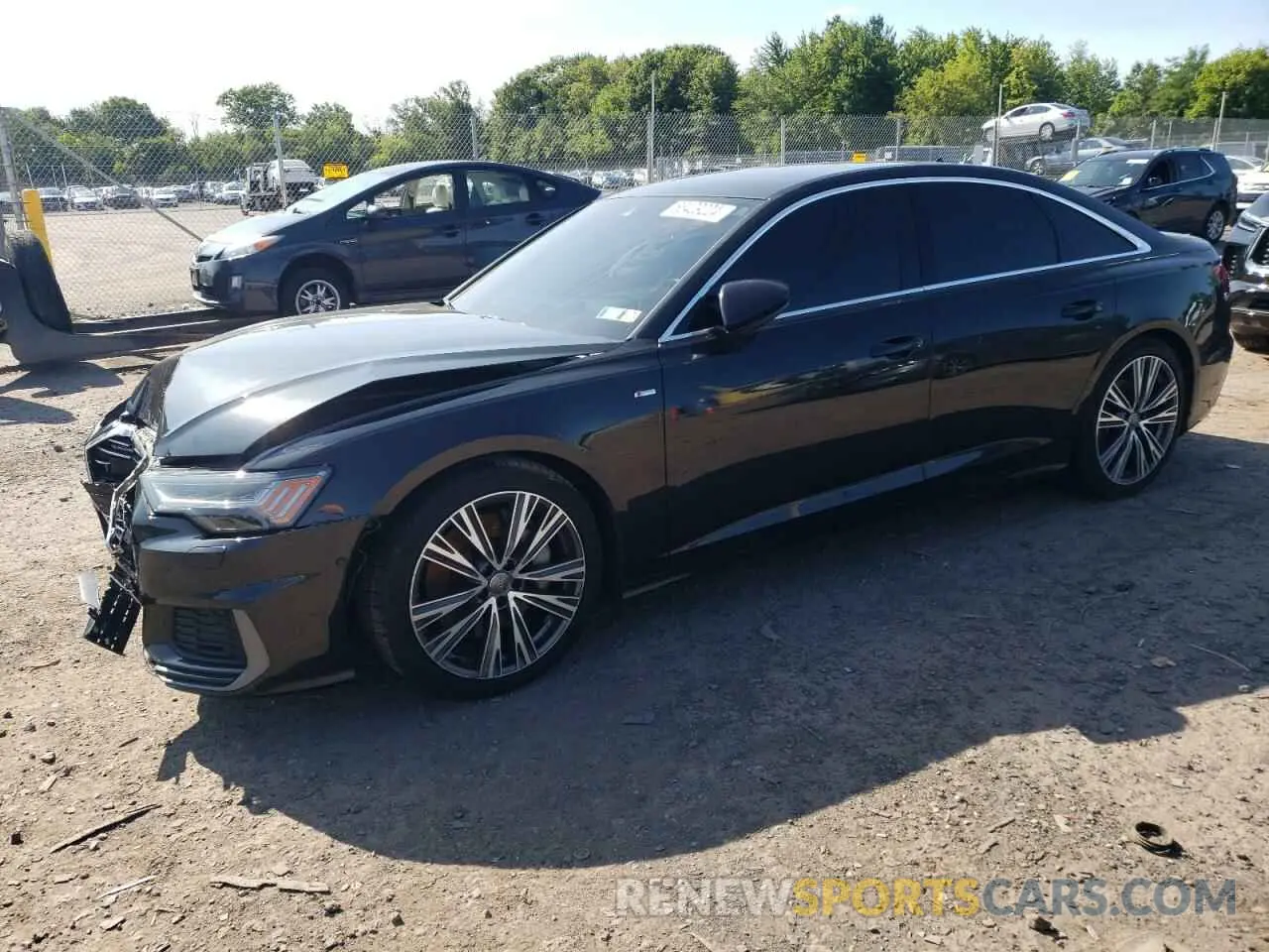 1 fotografías del automóvil dañado WAUM2BF28KN077041 AUDI A6 2019