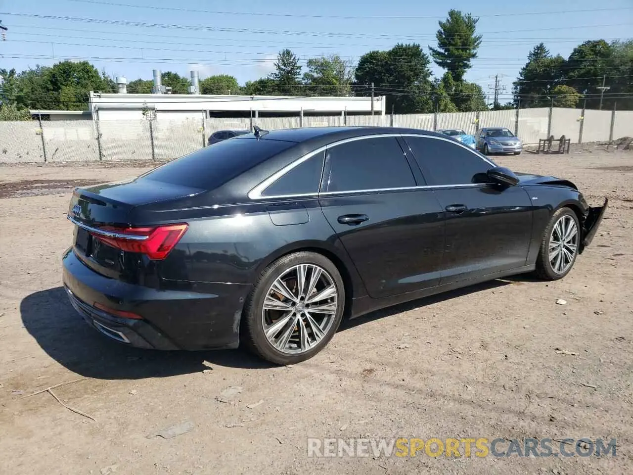 3 fotografías del automóvil dañado WAUM2BF28KN077041 AUDI A6 2019