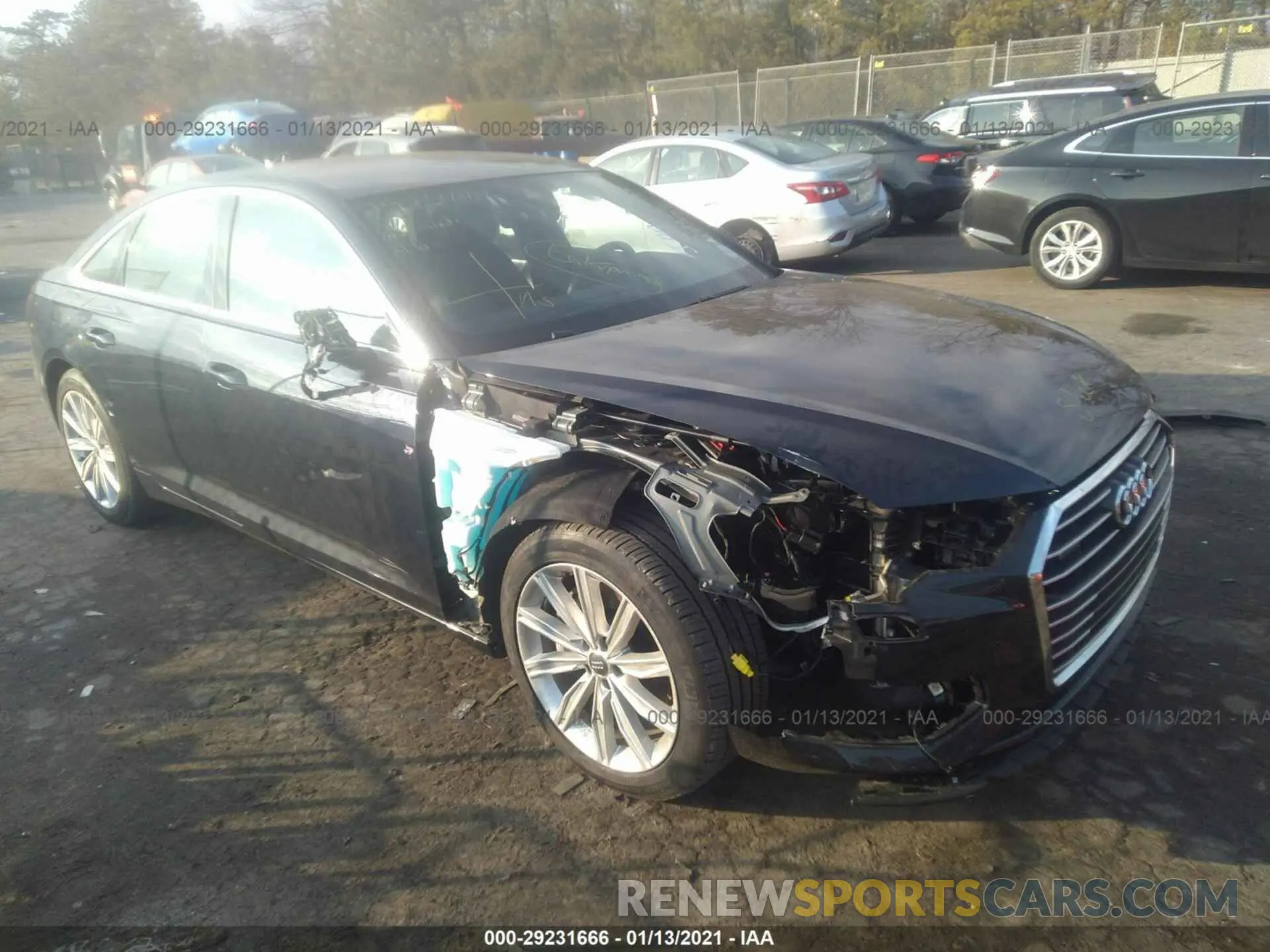 1 fotografías del automóvil dañado WAUD8AF24LN061932 AUDI A6 2020
