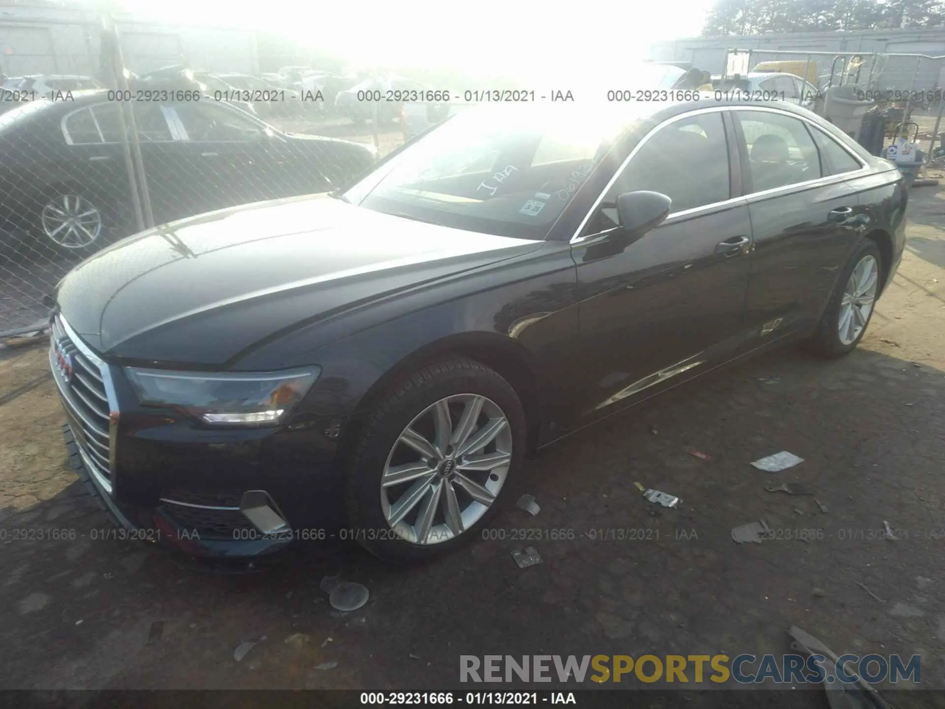 2 fotografías del automóvil dañado WAUD8AF24LN061932 AUDI A6 2020
