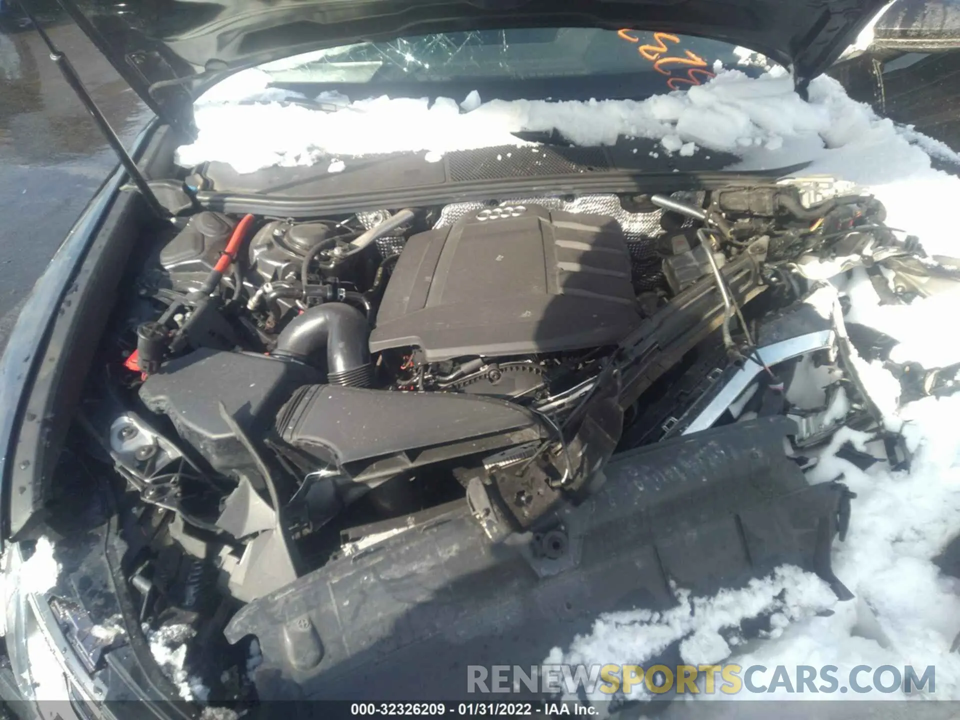 10 fotografías del automóvil dañado WAUE8AF22LN068821 AUDI A6 2020