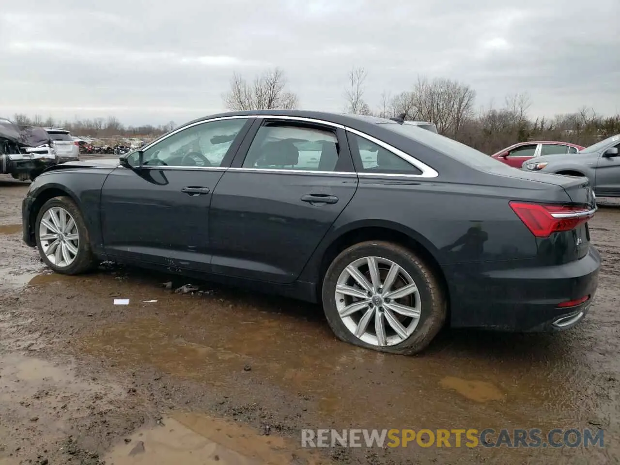 2 fotografías del automóvil dañado WAUE8AF24LN089167 AUDI A6 2020