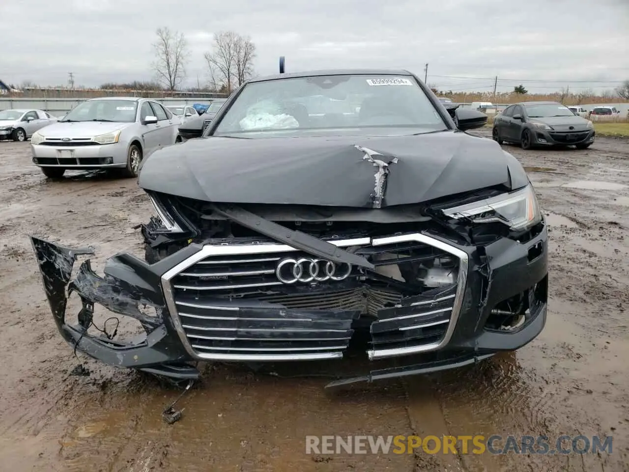 5 fotografías del automóvil dañado WAUE8AF24LN089167 AUDI A6 2020