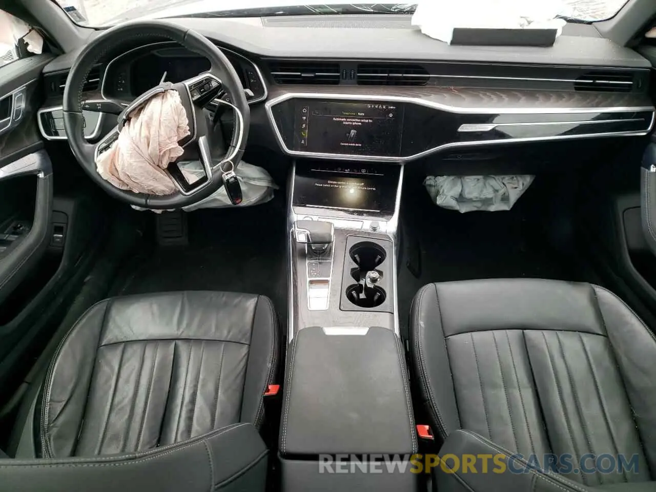 8 fotografías del automóvil dañado WAUE8AF24LN089167 AUDI A6 2020