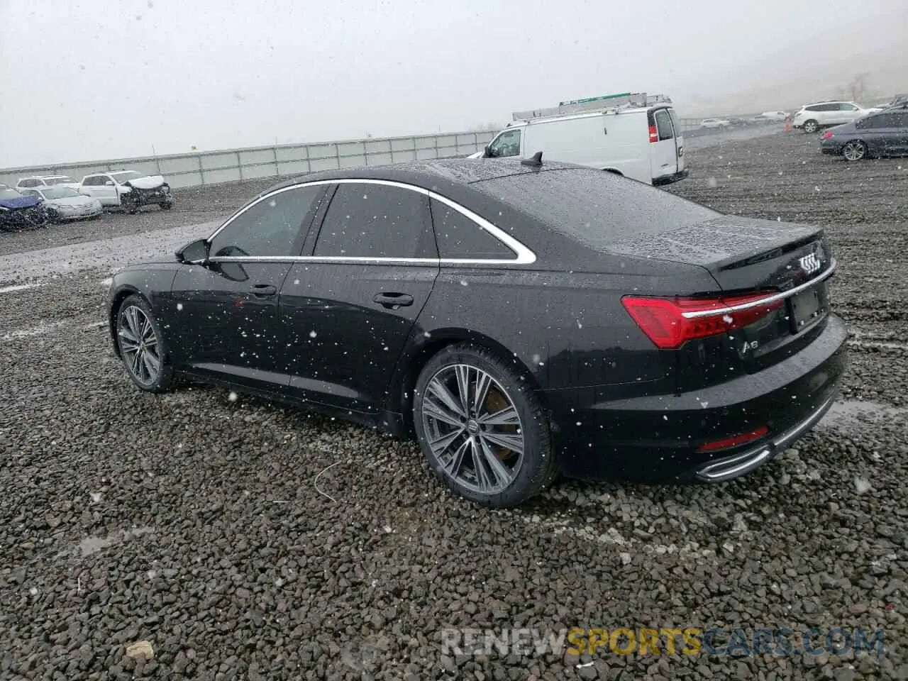 2 fotografías del automóvil dañado WAUE8AF25LN005504 AUDI A6 2020