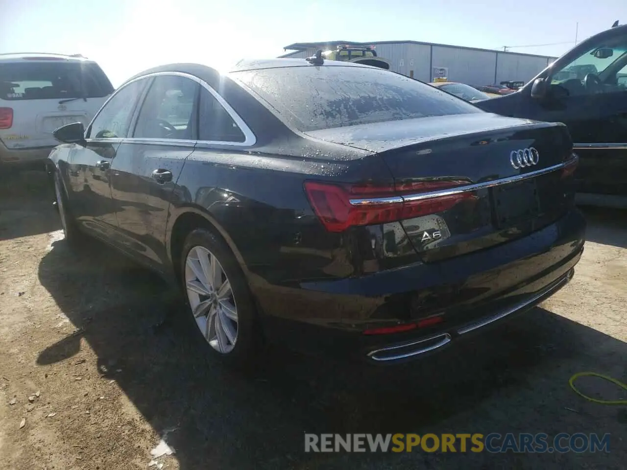 3 fotografías del automóvil dañado WAUE8AF25LN080851 AUDI A6 2020