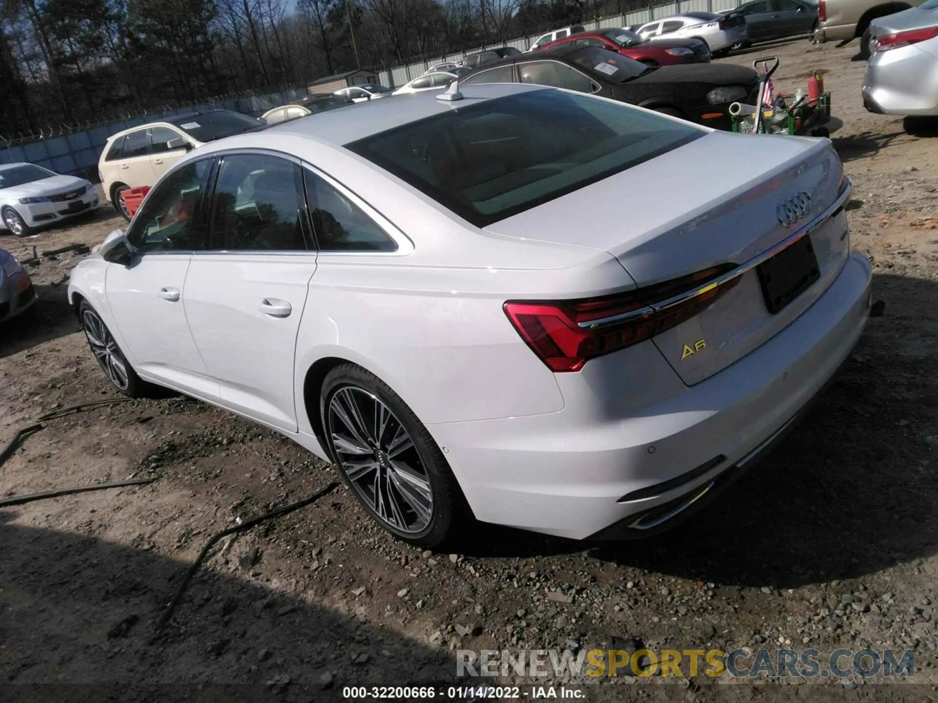 3 fotografías del automóvil dañado WAUE8AF28LN074901 AUDI A6 2020