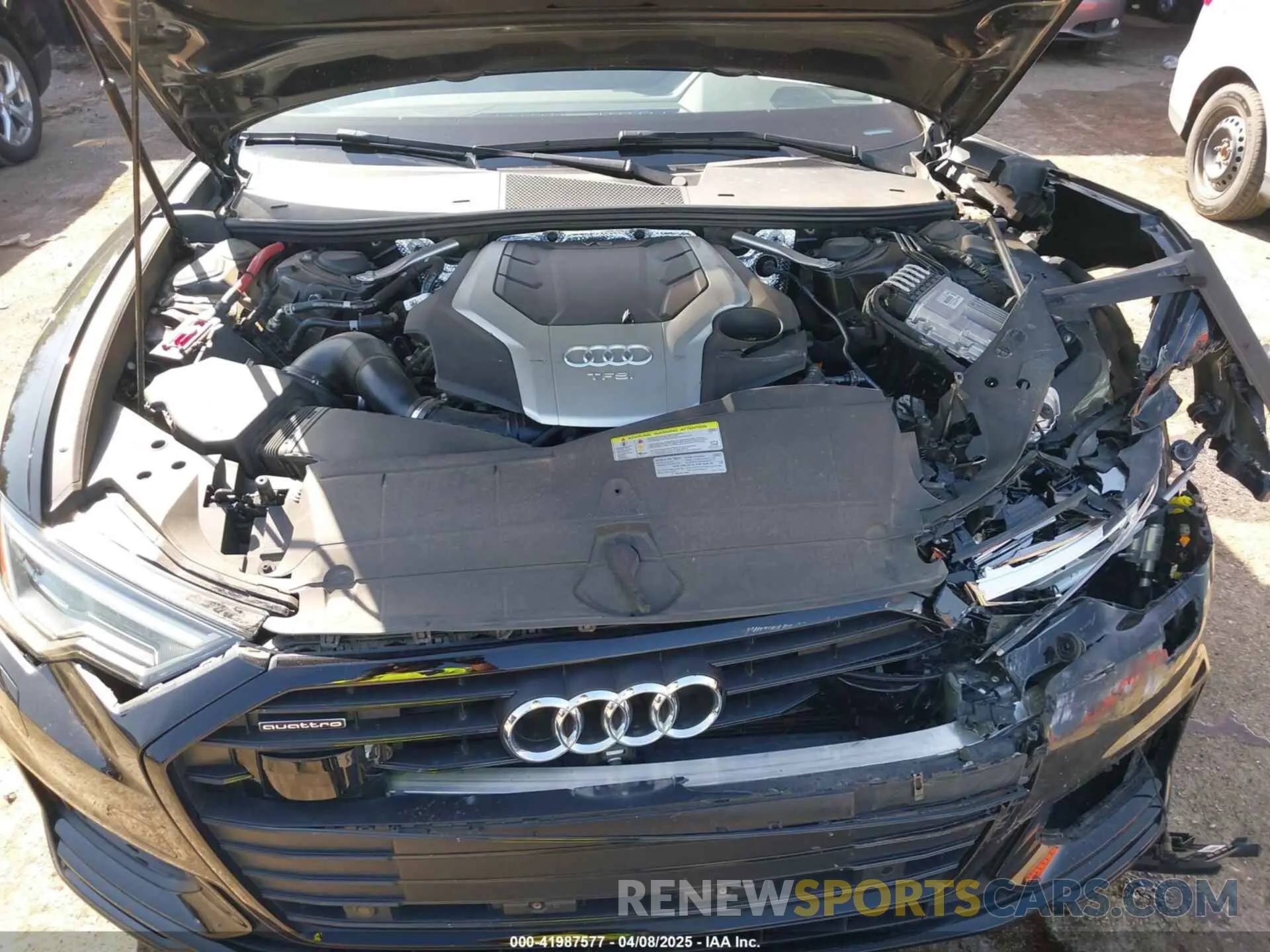 10 fotografías del automóvil dañado WAUL2AF21LN084890 AUDI A6 2020