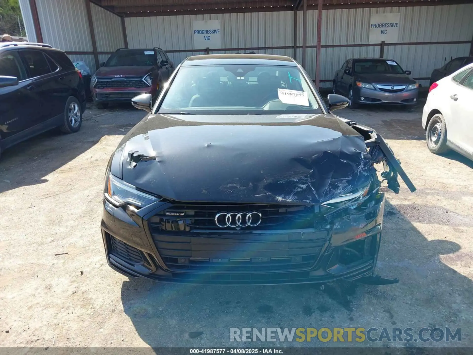 12 fotografías del automóvil dañado WAUL2AF21LN084890 AUDI A6 2020