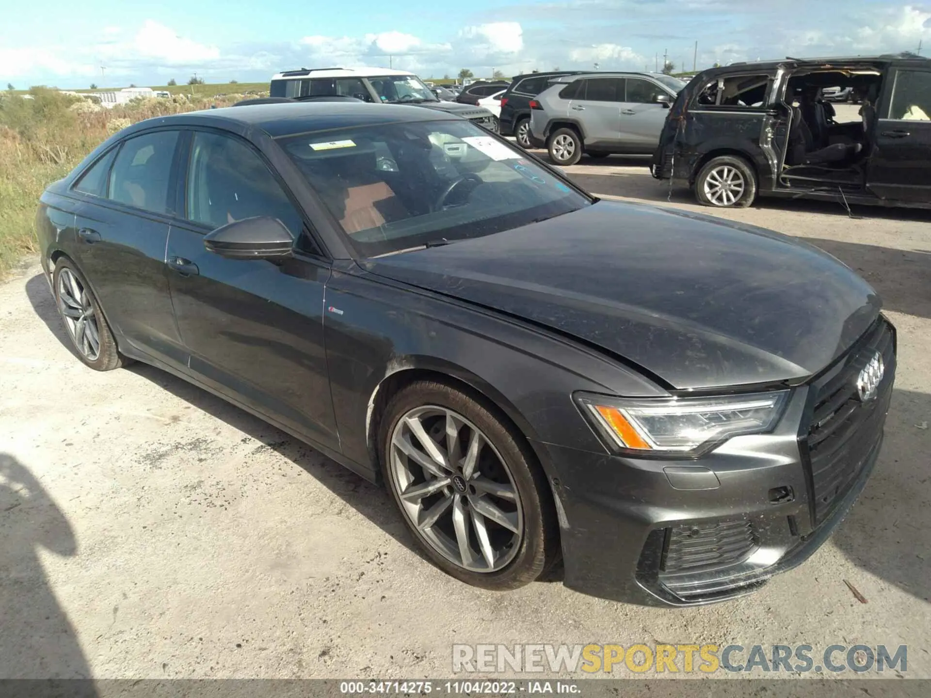 1 fotografías del automóvil dañado WAUL2AF23LN078119 AUDI A6 2020