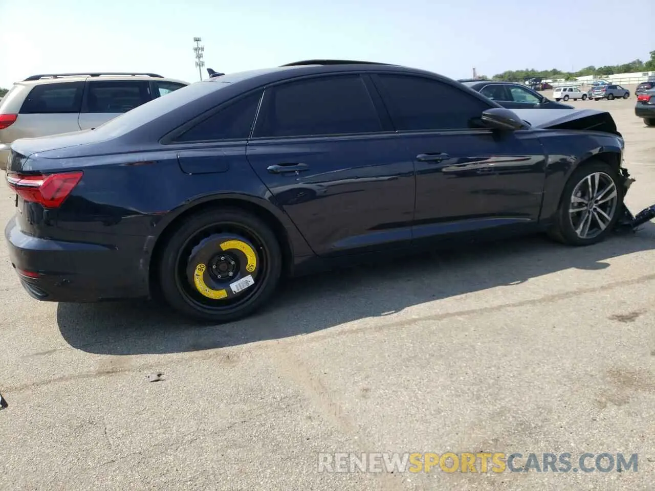 3 fotografías del automóvil dañado WAUD3AF20MN053844 AUDI A6 2021