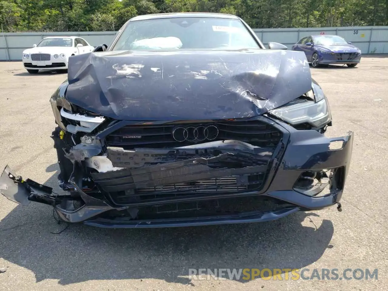 5 fotografías del automóvil dañado WAUD3AF20MN053844 AUDI A6 2021