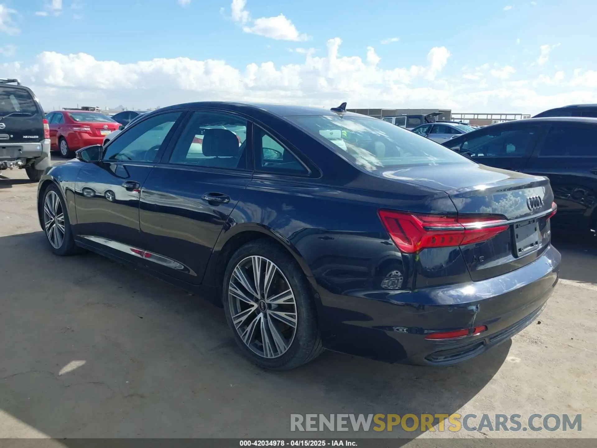 3 fotografías del automóvil dañado WAUD3AF20MN104078 AUDI A6 2021