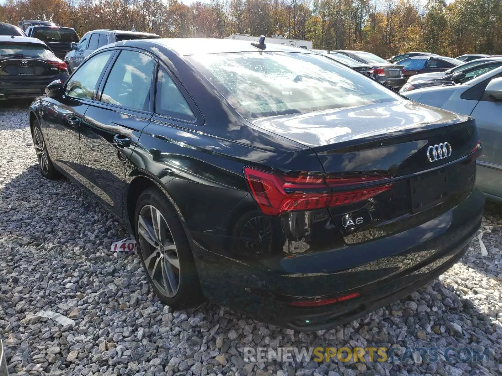 3 fotografías del automóvil dañado WAUD3AF21MN053092 AUDI A6 2021