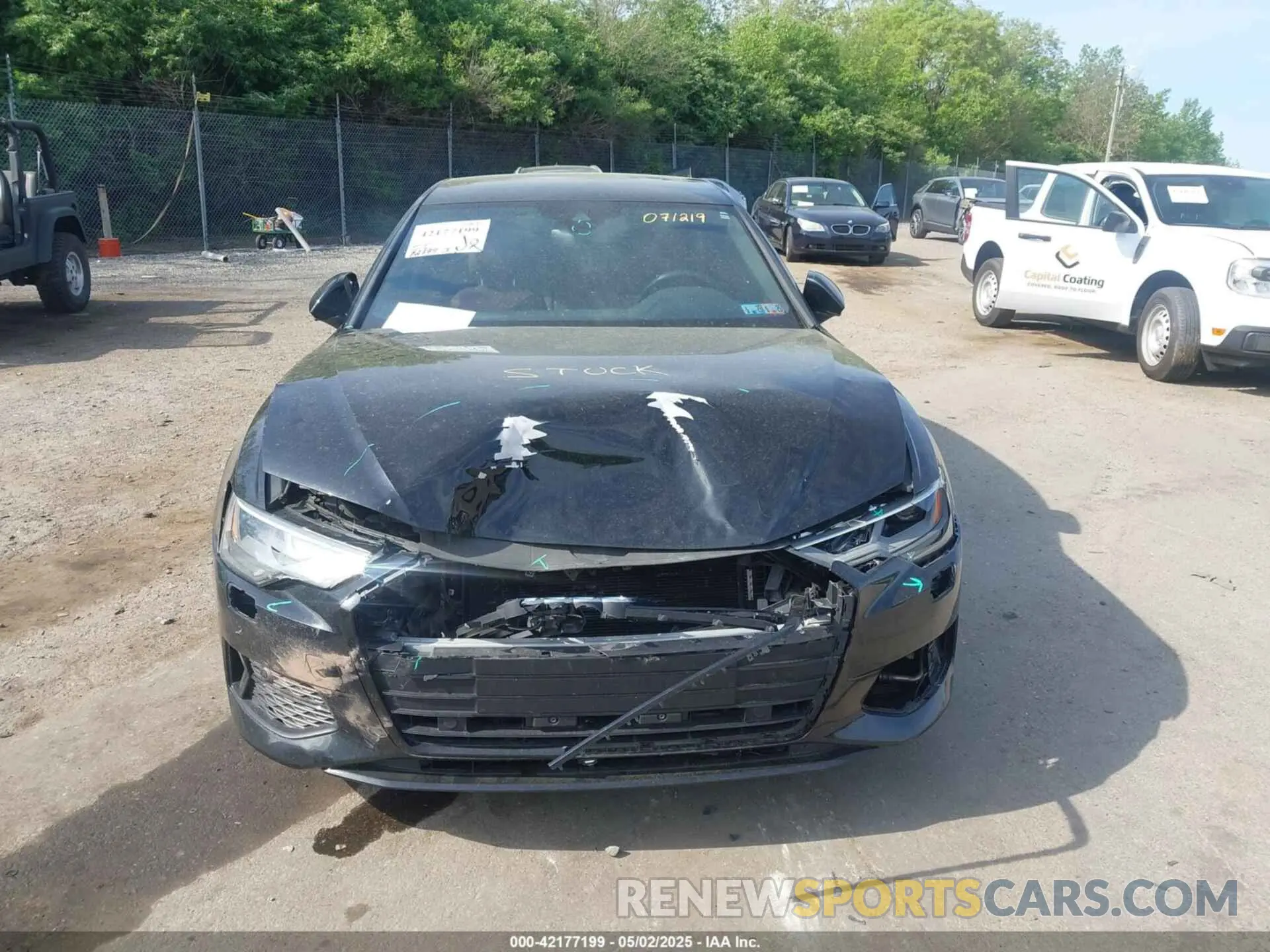 12 fotografías del automóvil dañado WAUD3AF21MN071219 AUDI A6 2021
