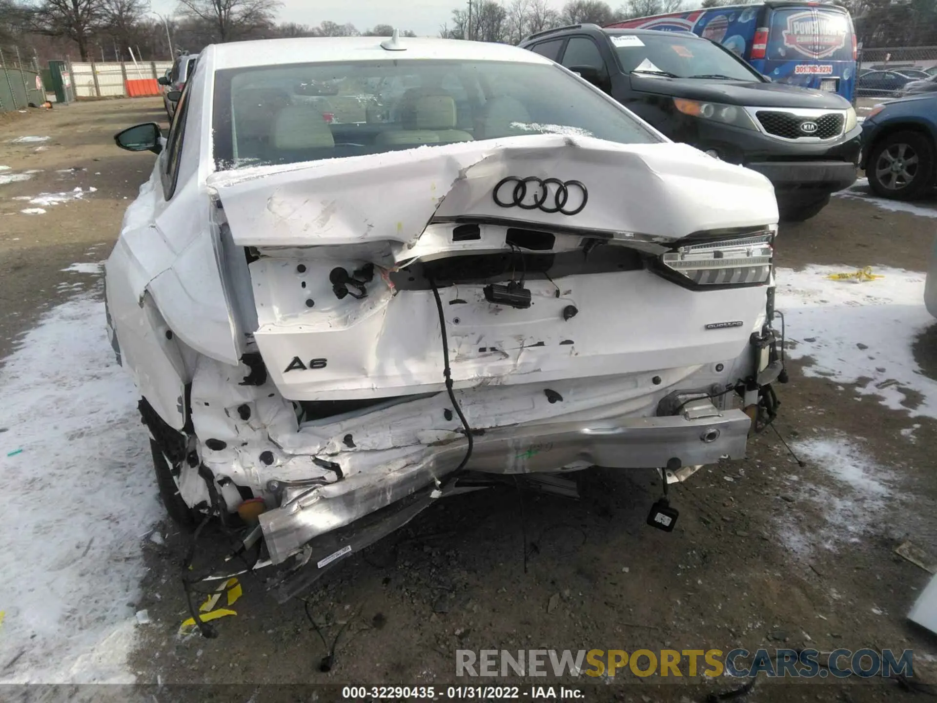 6 fotografías del automóvil dañado WAUD3AF23MN071688 AUDI A6 2021