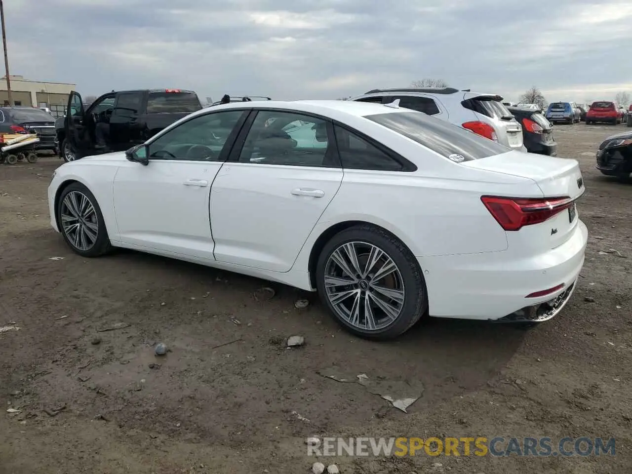 2 fotografías del automóvil dañado WAUD3AF28MN067720 AUDI A6 2021