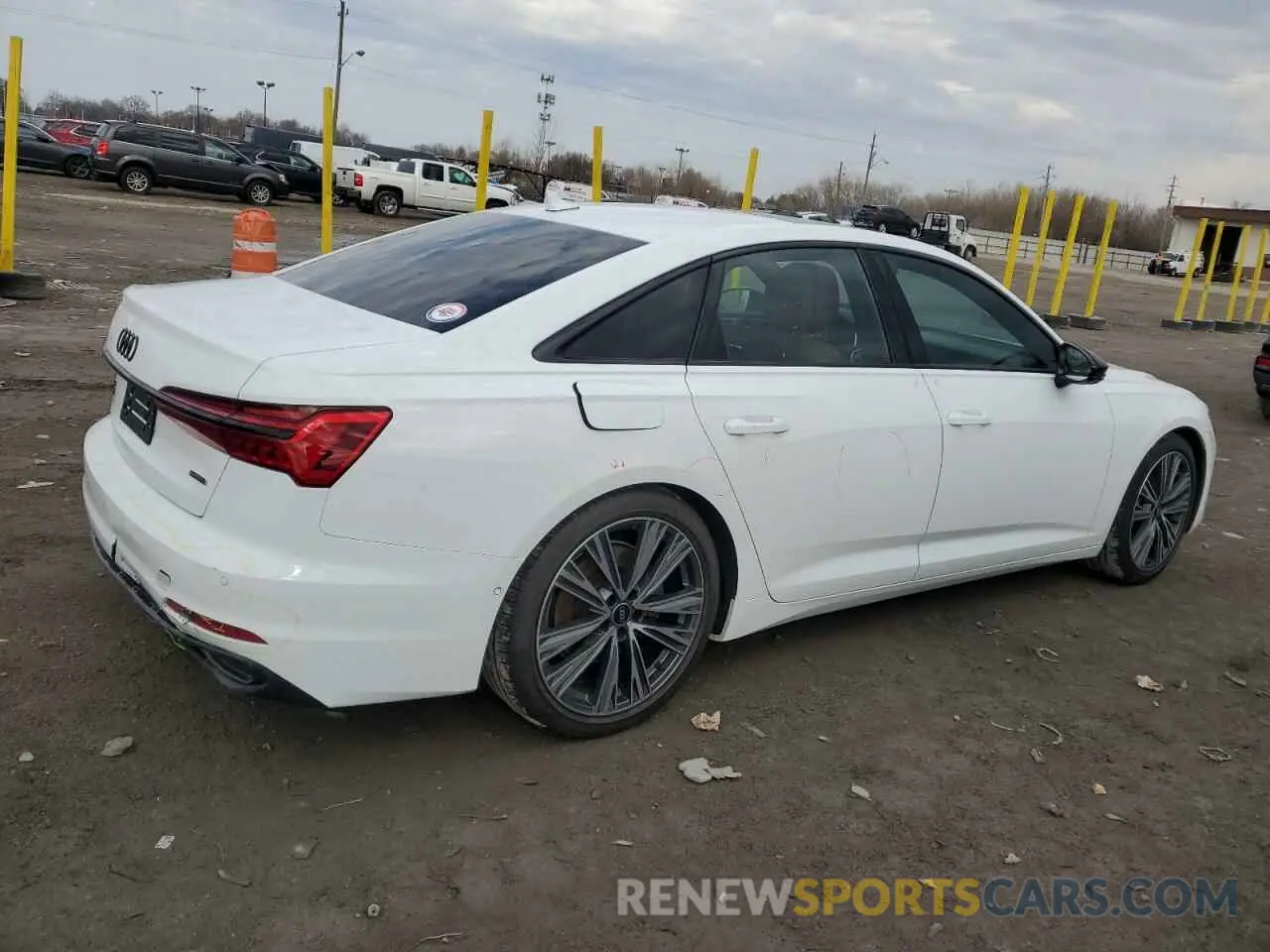 3 fotografías del automóvil dañado WAUD3AF28MN067720 AUDI A6 2021