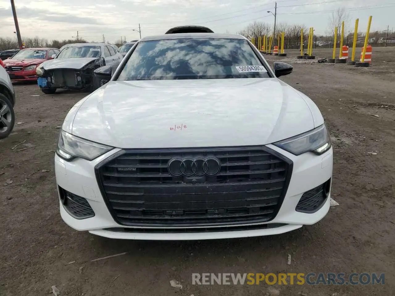 5 fotografías del automóvil dañado WAUD3AF28MN067720 AUDI A6 2021