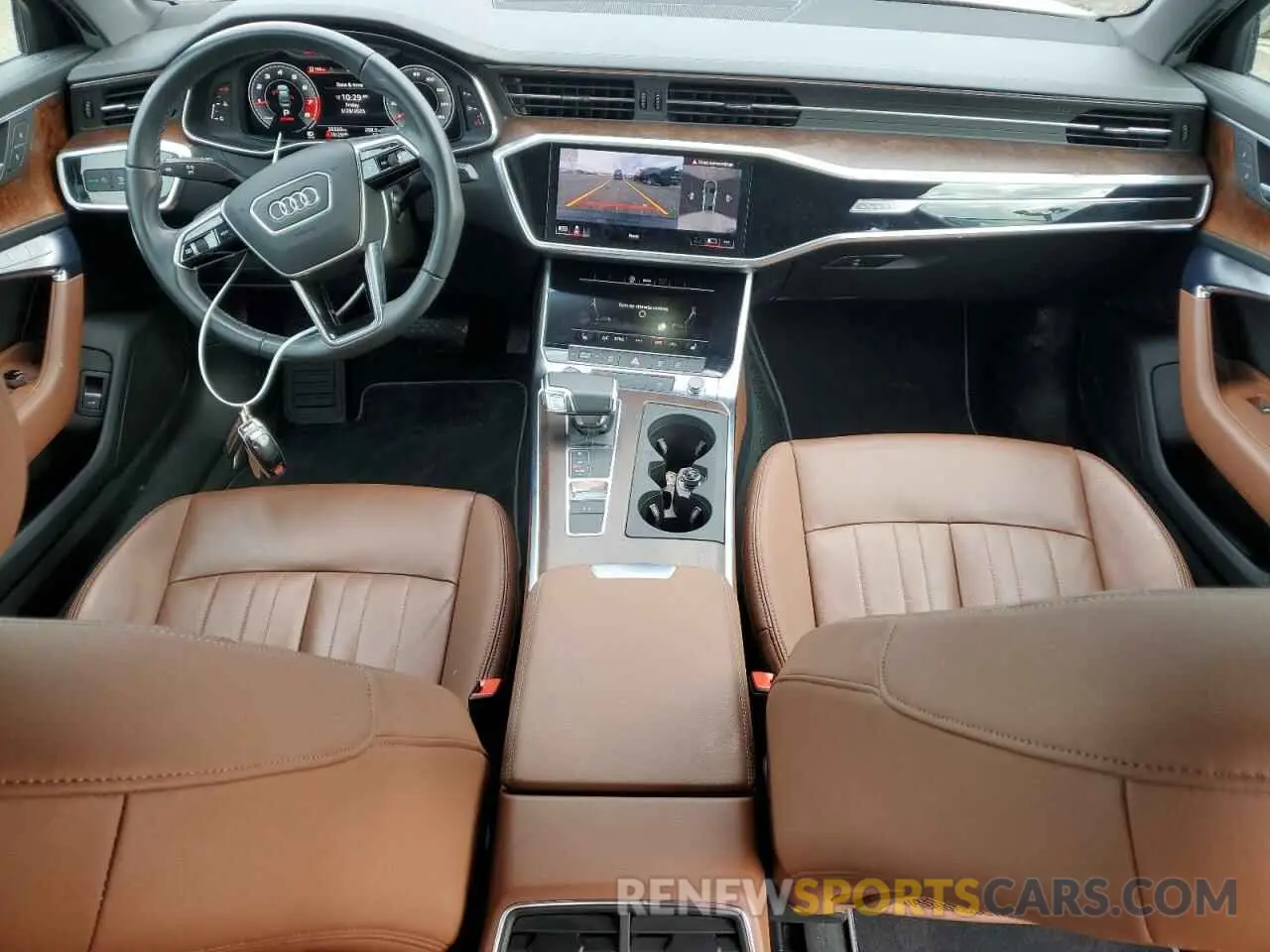 8 fotografías del automóvil dañado WAUD3AF28MN067720 AUDI A6 2021