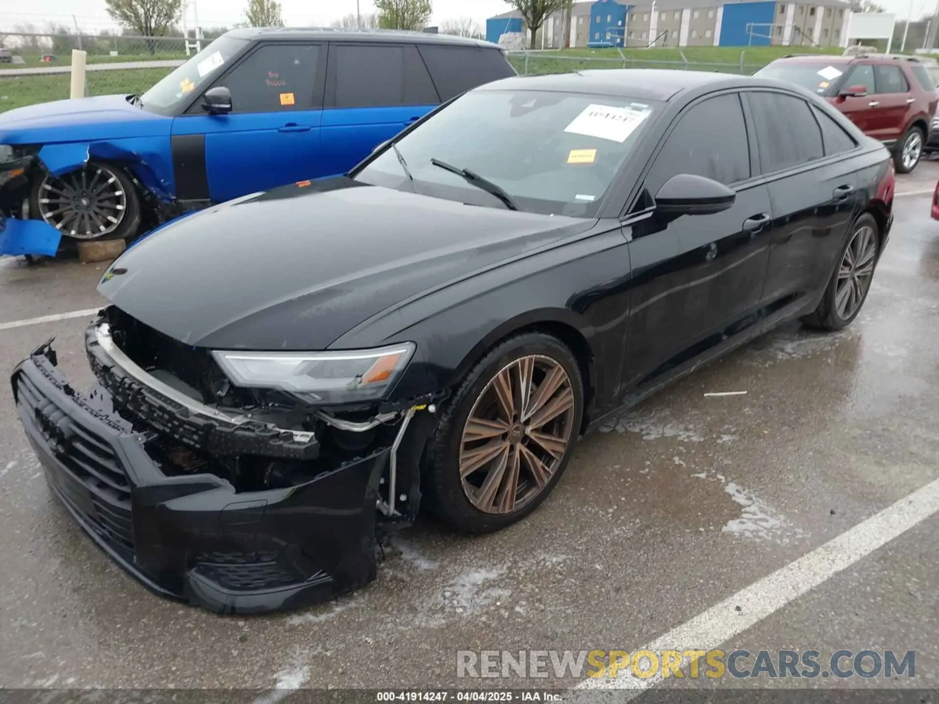 2 fotografías del automóvil dañado WAUD8AF22MN034763 AUDI A6 2021