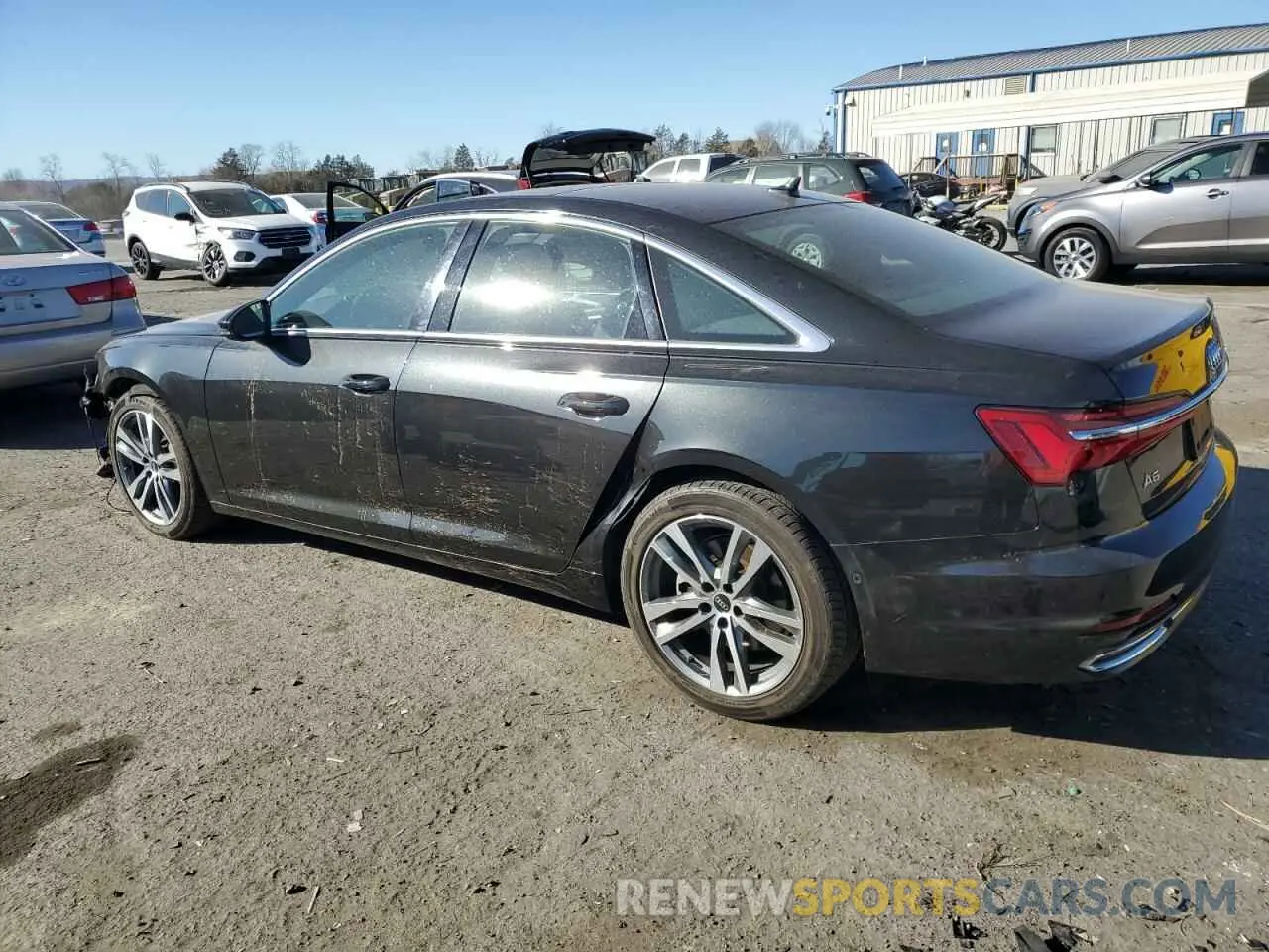 2 fotografías del automóvil dañado WAUD8AF25MN041559 AUDI A6 2021
