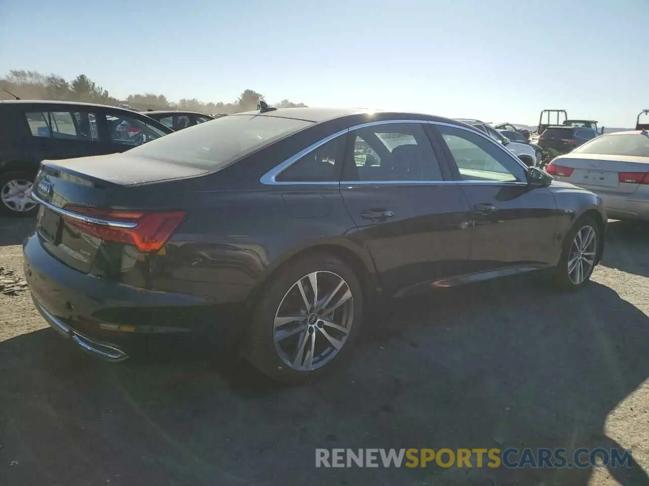 3 fotografías del automóvil dañado WAUD8AF25MN041559 AUDI A6 2021