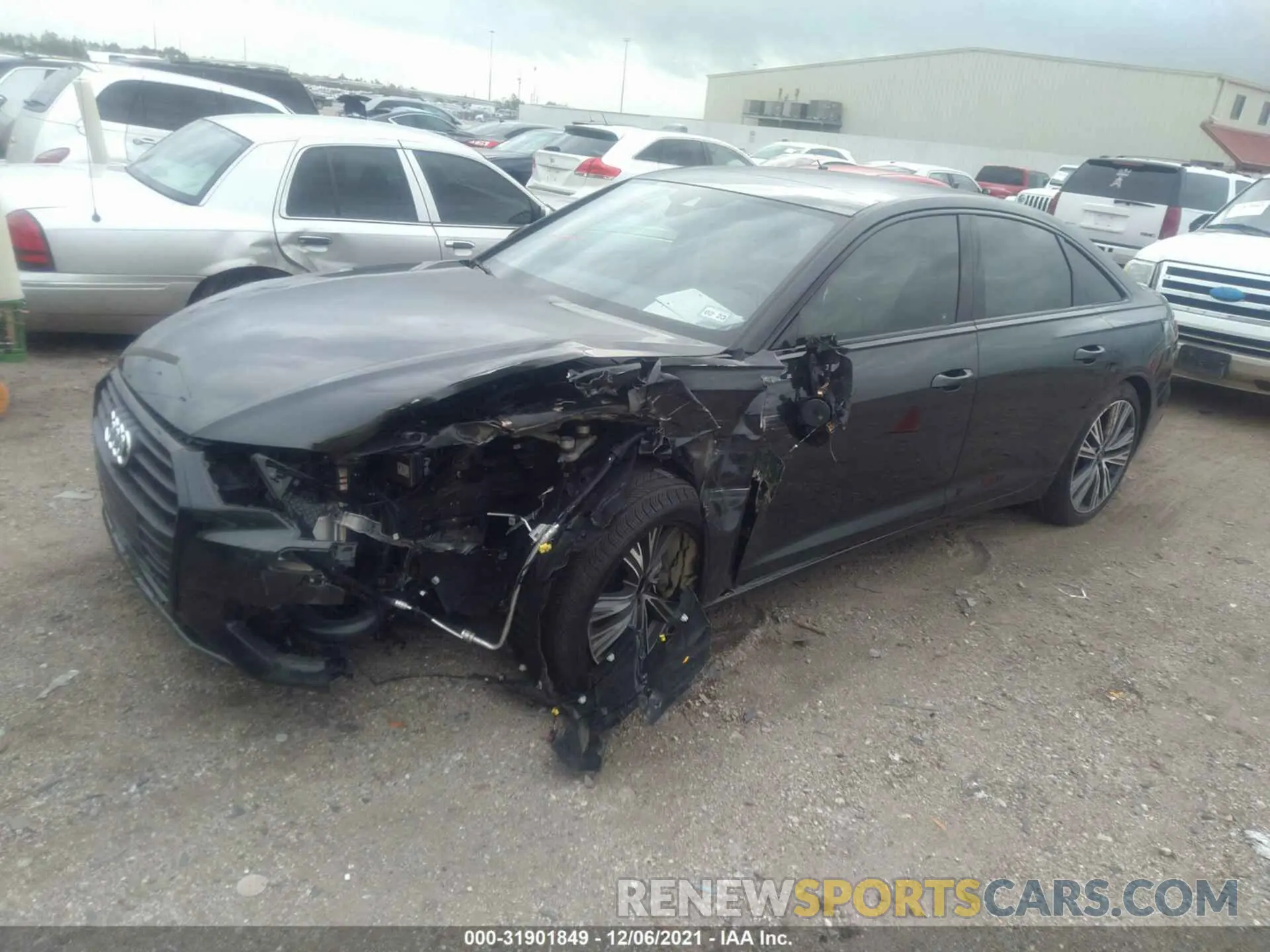 2 fotografías del automóvil dañado WAUD8AF2XMN033697 AUDI A6 2021