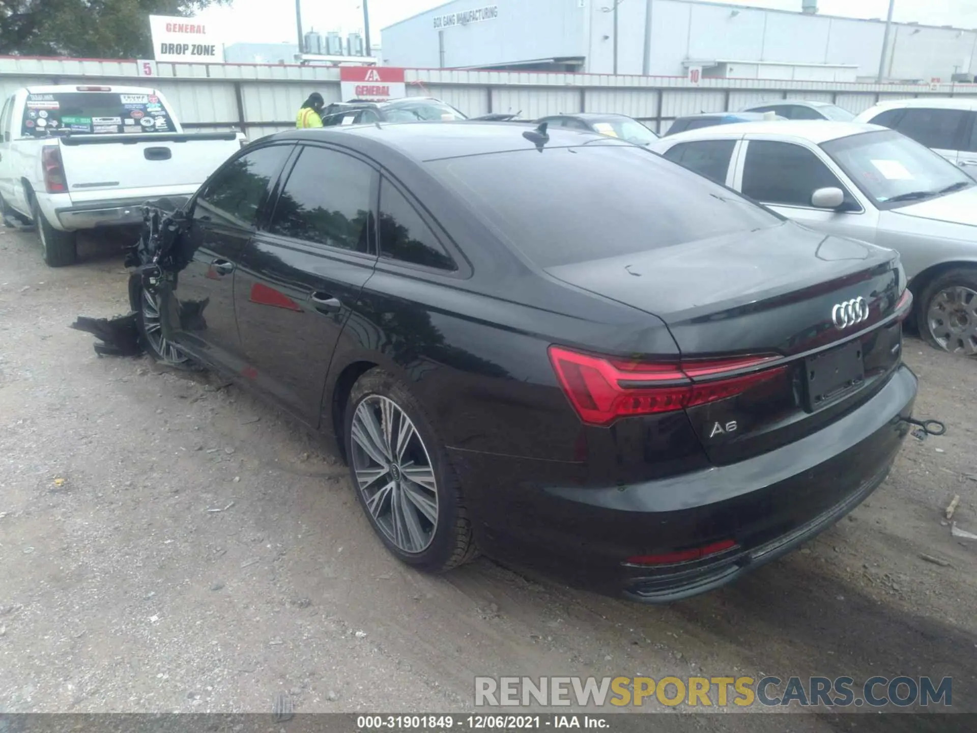 3 fotografías del automóvil dañado WAUD8AF2XMN033697 AUDI A6 2021
