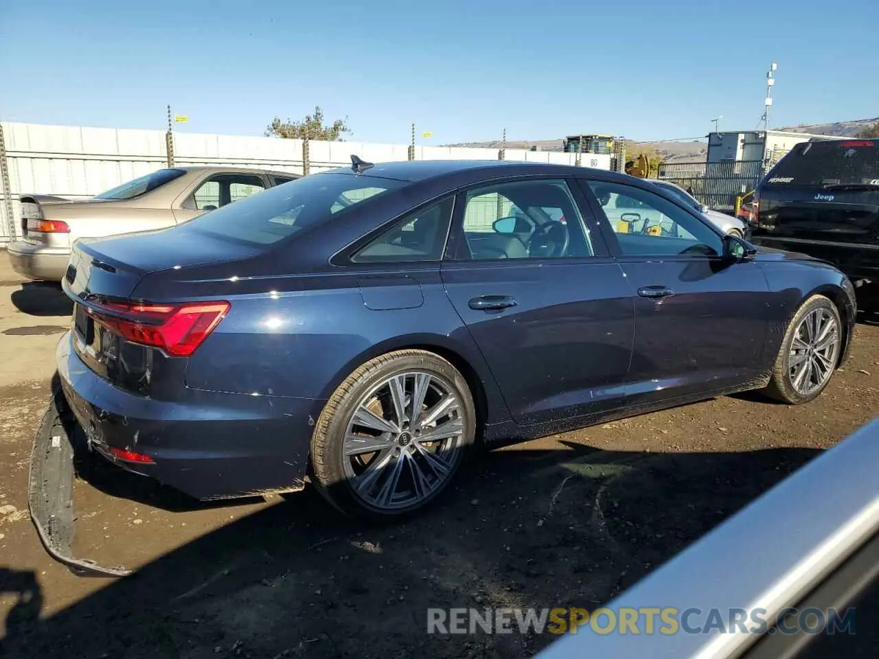 3 fotografías del automóvil dañado WAUE3AF21MN064503 AUDI A6 2021