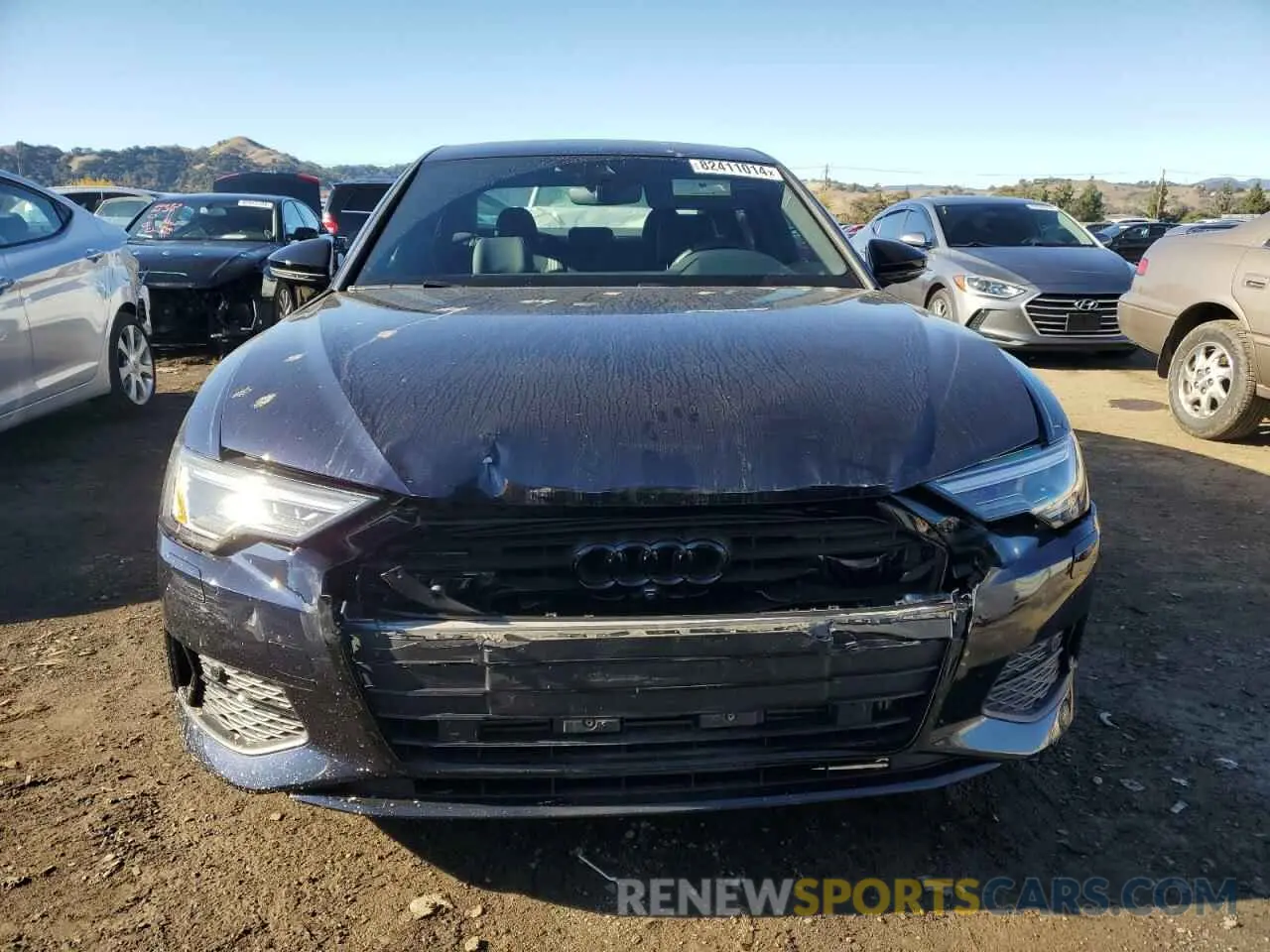 5 fotografías del automóvil dañado WAUE3AF21MN064503 AUDI A6 2021