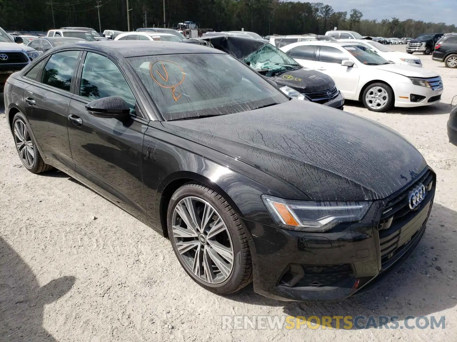 1 fotografías del automóvil dañado WAUE8AF21MN034239 AUDI A6 2021