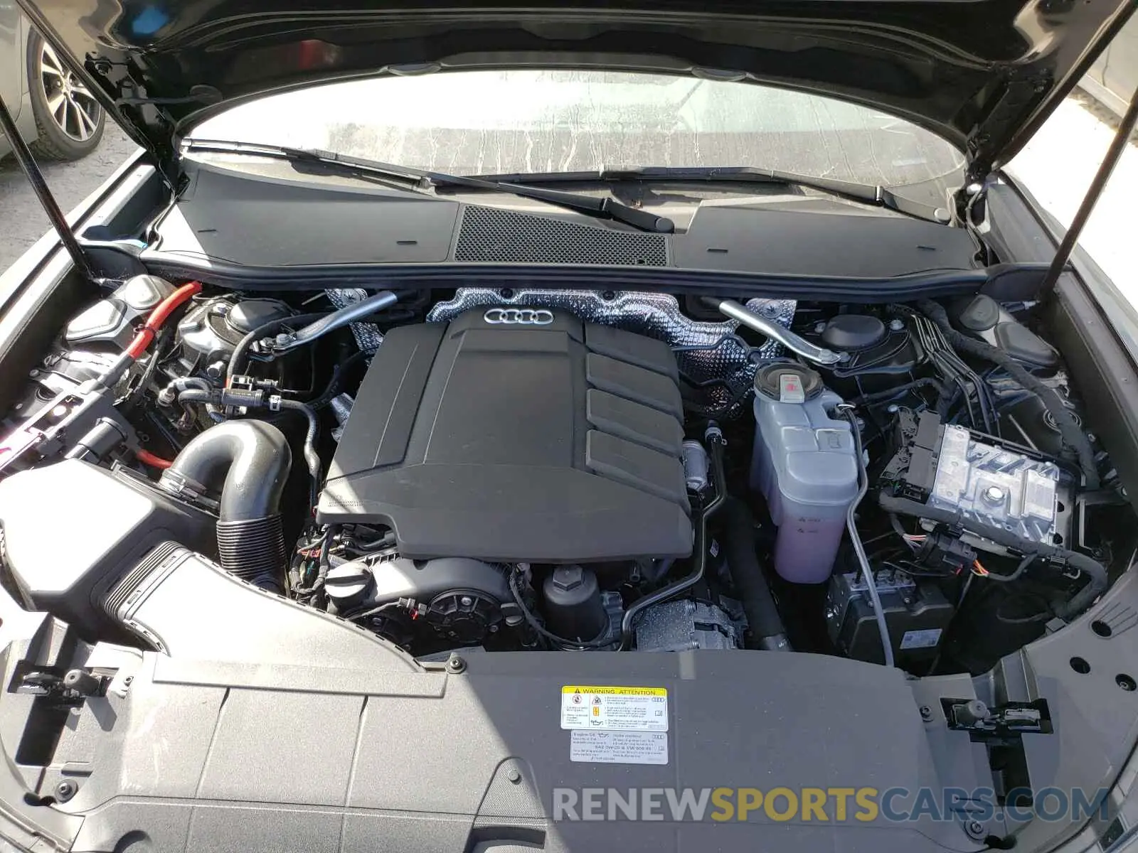 7 fotografías del automóvil dañado WAUE8AF21MN034239 AUDI A6 2021