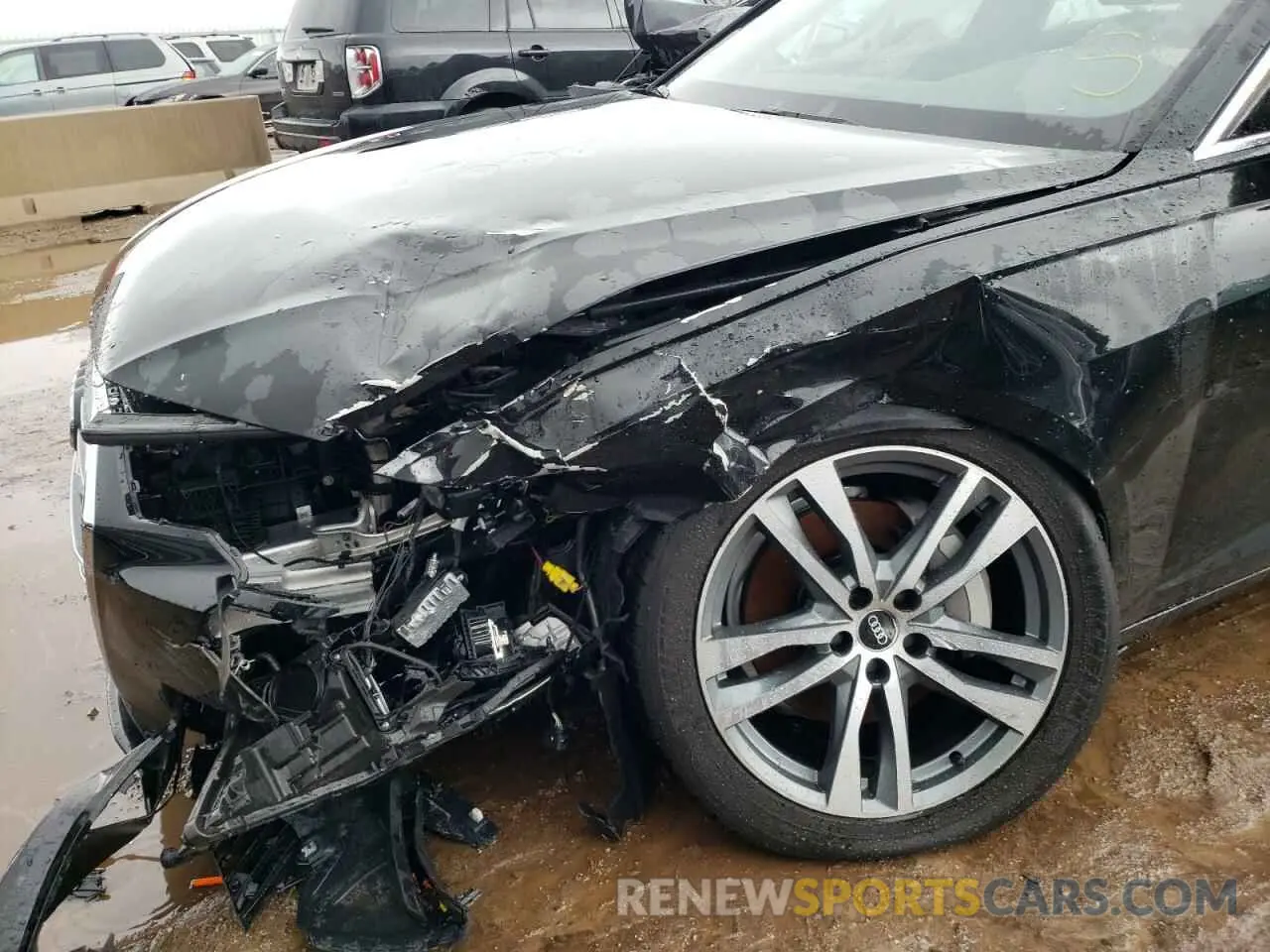 9 fotografías del automóvil dañado WAUE8AF22MN030751 AUDI A6 2021