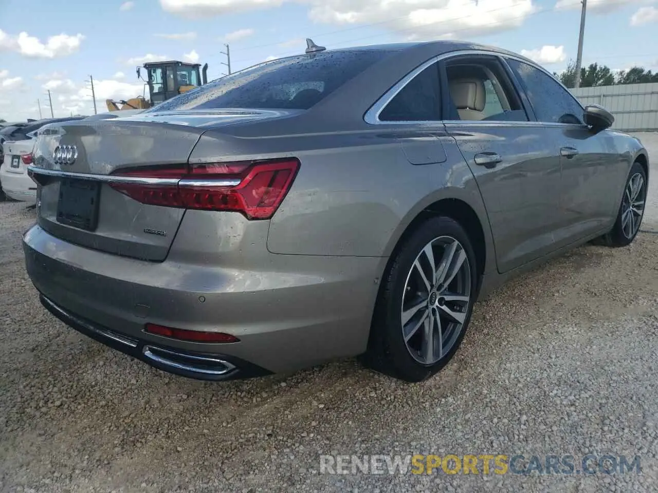 4 fotografías del automóvil dañado WAUE8AF24MN014728 AUDI A6 2021