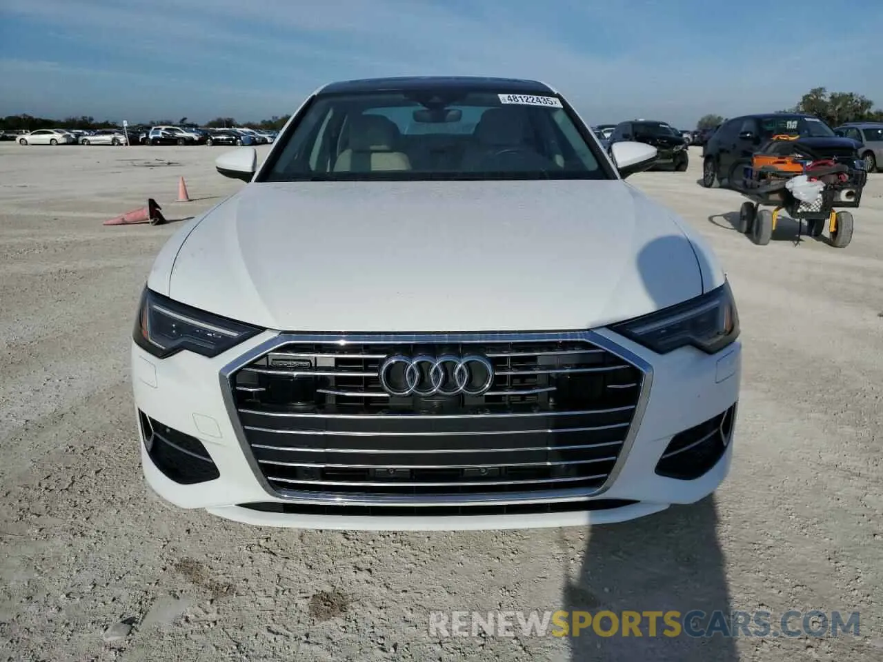 5 fotografías del automóvil dañado WAUE8AF24MN031836 AUDI A6 2021